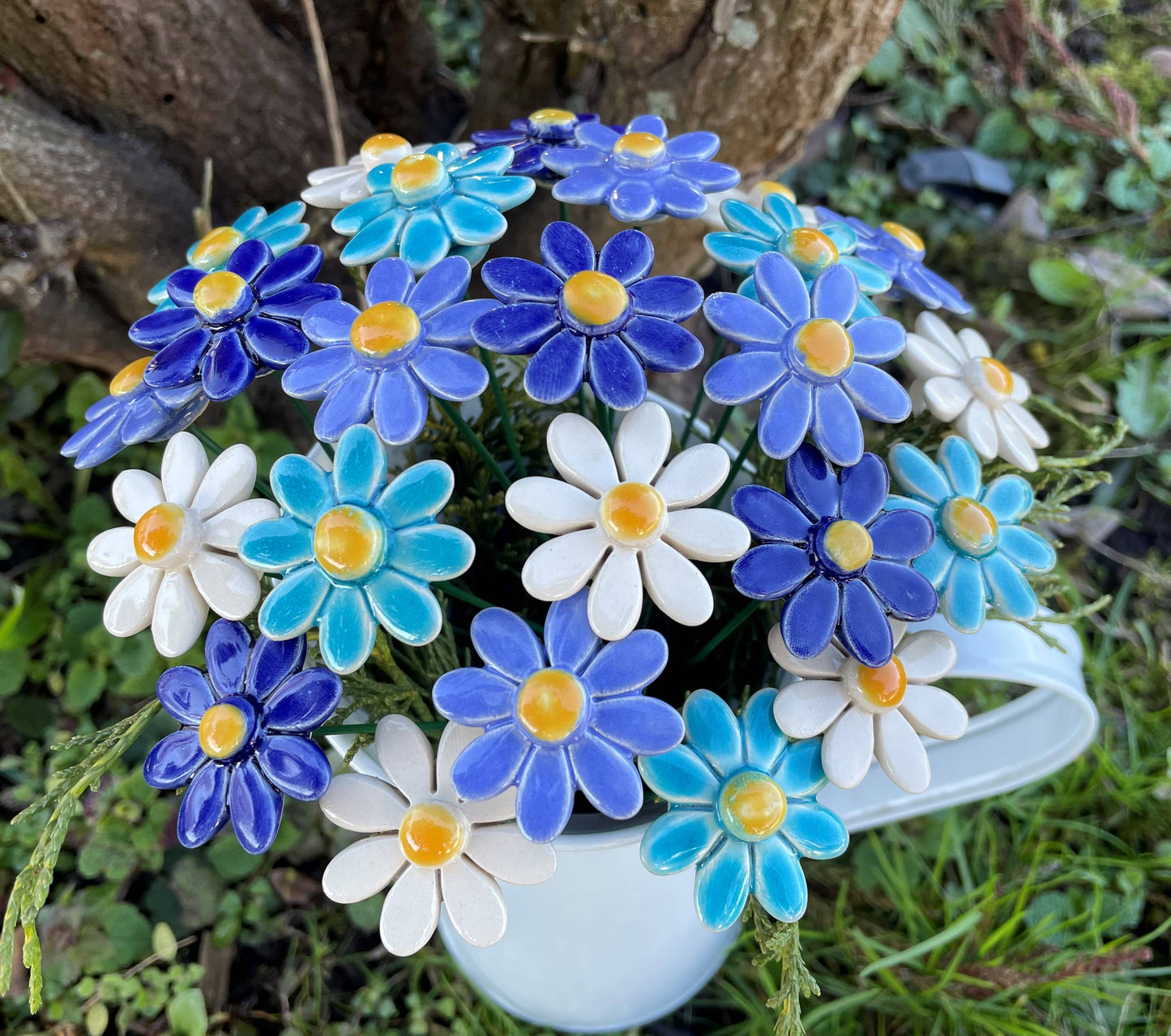 Keramik blomster