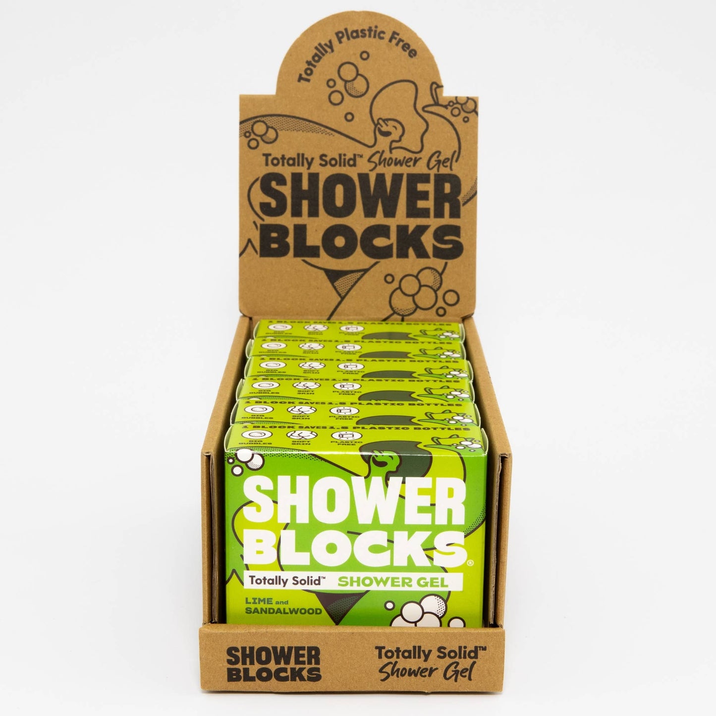 Showerblok: Lime & Sandeltræ
