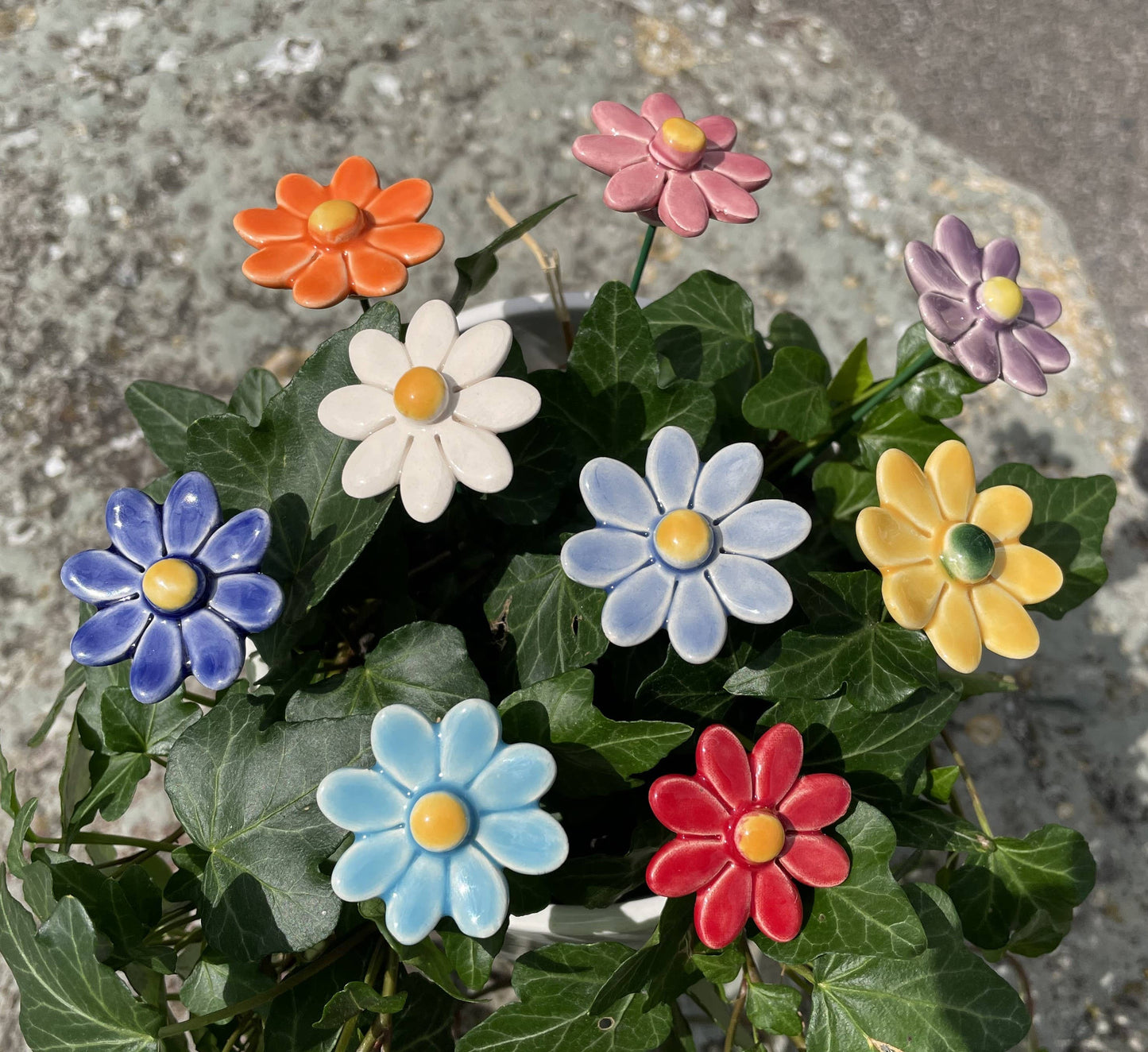 Keramik blomster