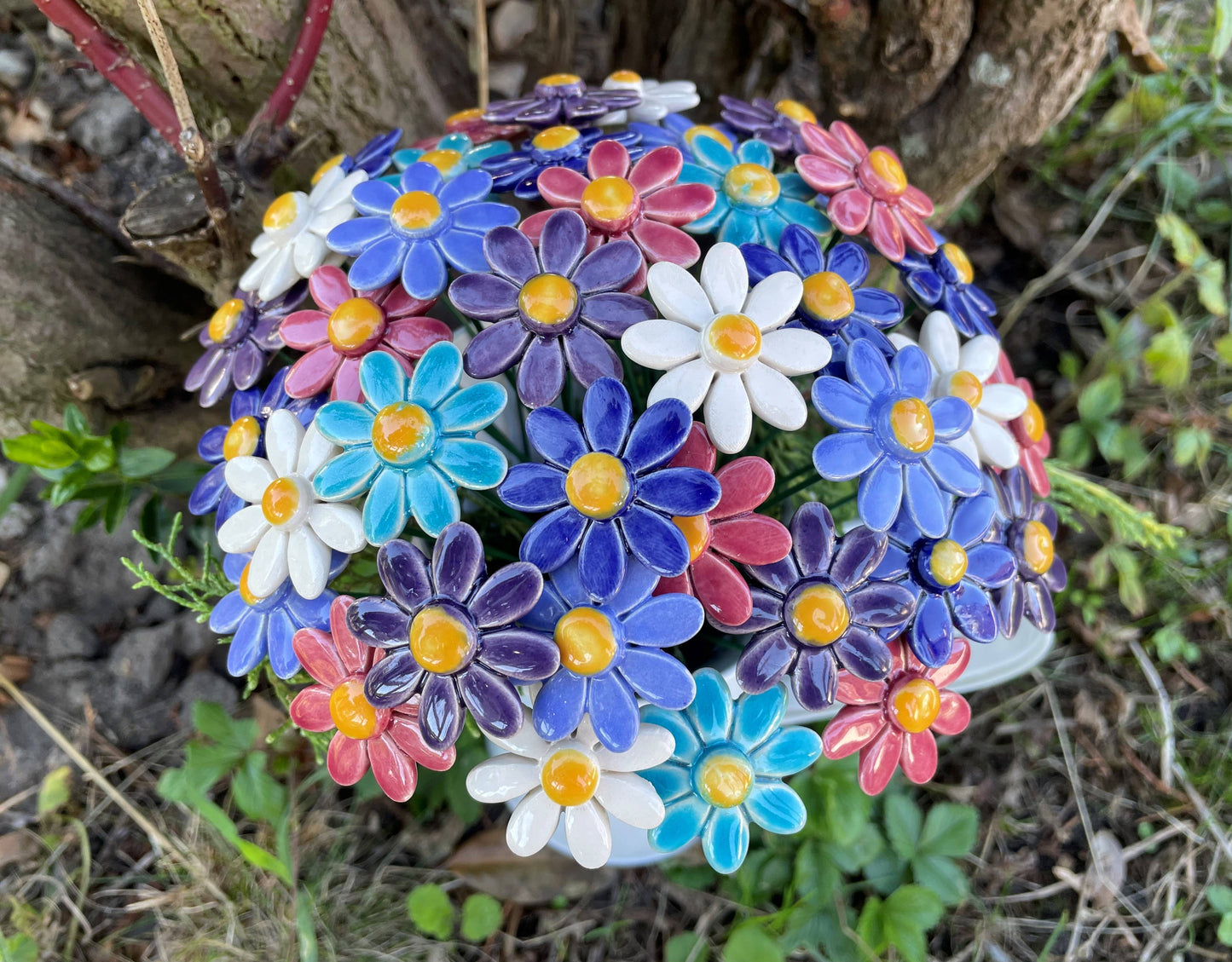 Keramik blomster