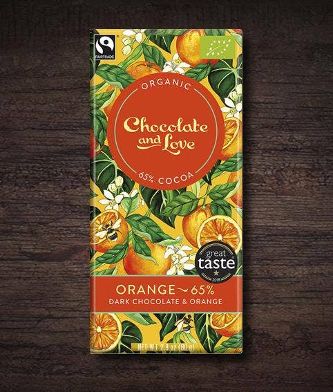 C&L Orange 65% - Mørk chokolade med Orange