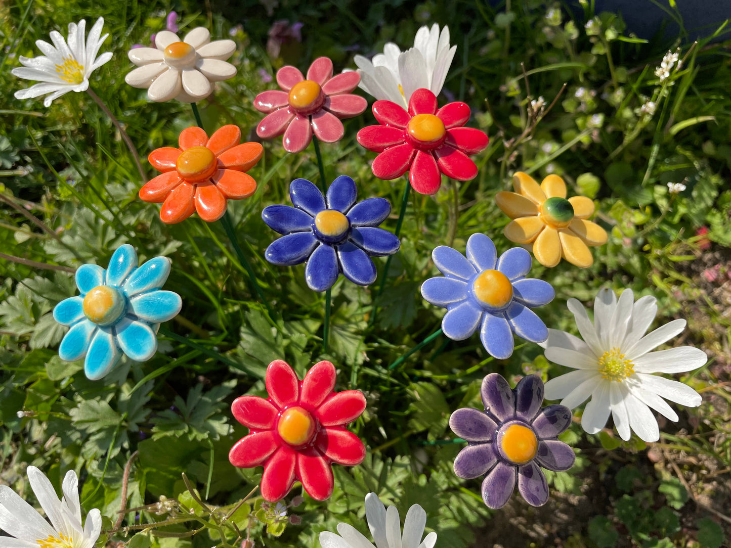 Keramik blomster