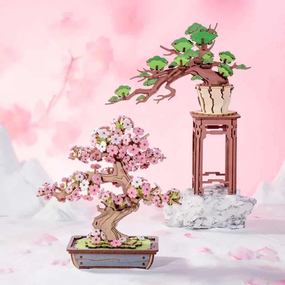 DIY Puslespil 3D - Sakura Bonsai
