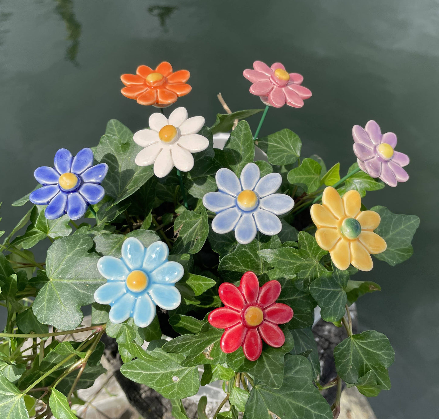 Keramik blomster