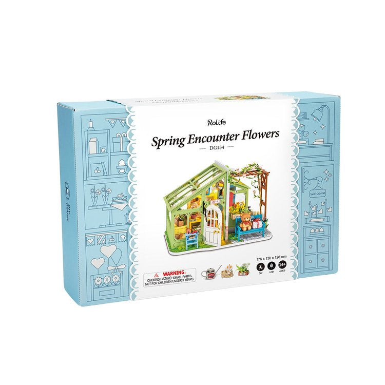 Miniature House Kit - Forårs blomster