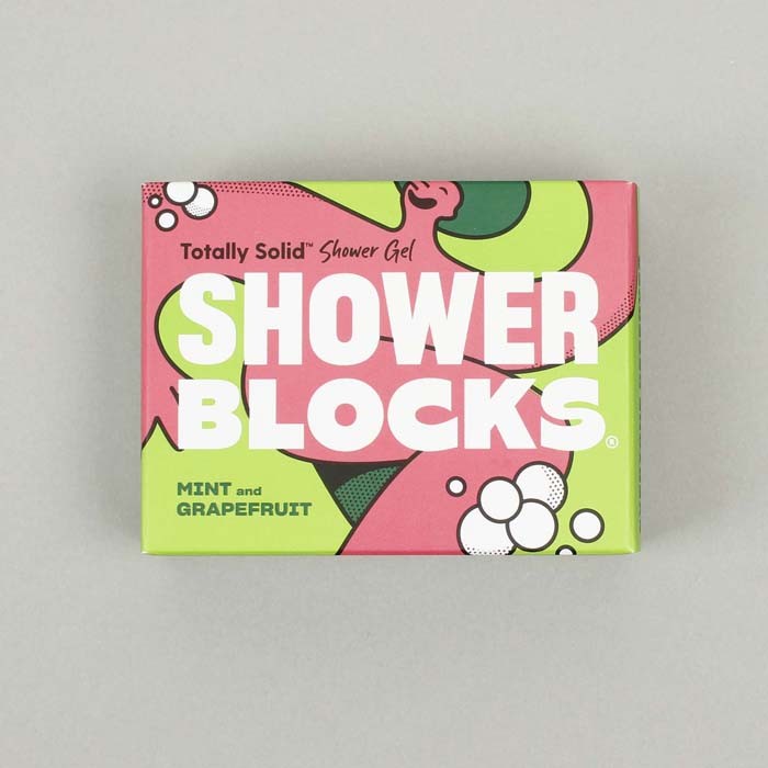 Shower Blocks, mint og grapefrugt
