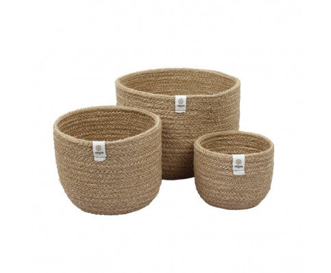 Jute Kurvesæt, Natural