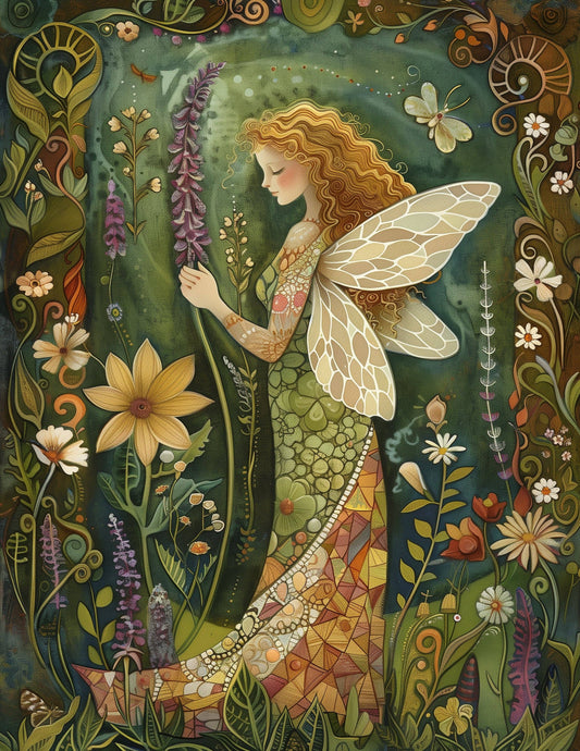 Postkort Woodland Fairies: Fauna