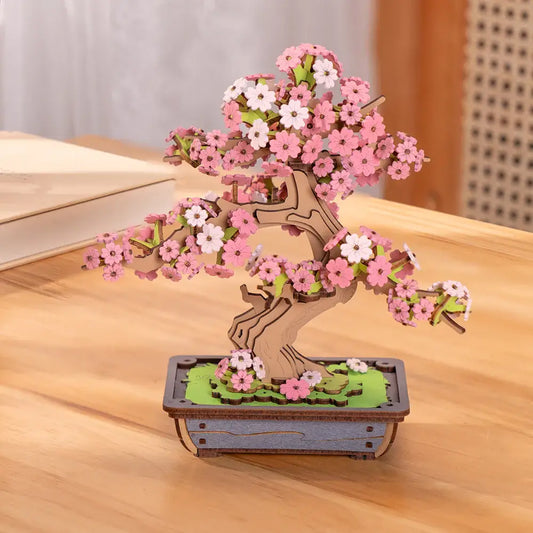 DIY Puslespil 3D - Sakura Bonsai