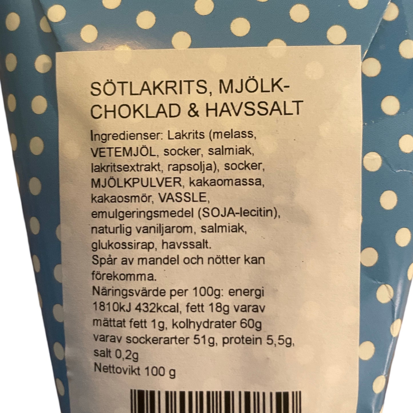 Kræmmerhus med chokoladekugler (sød lakrids, mælkechokolade og havsalt)