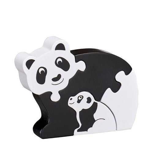 Panda med unge, puslespil