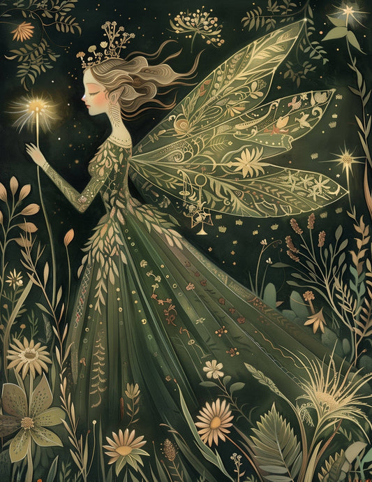 Postkort Woodland Fairies: Stella