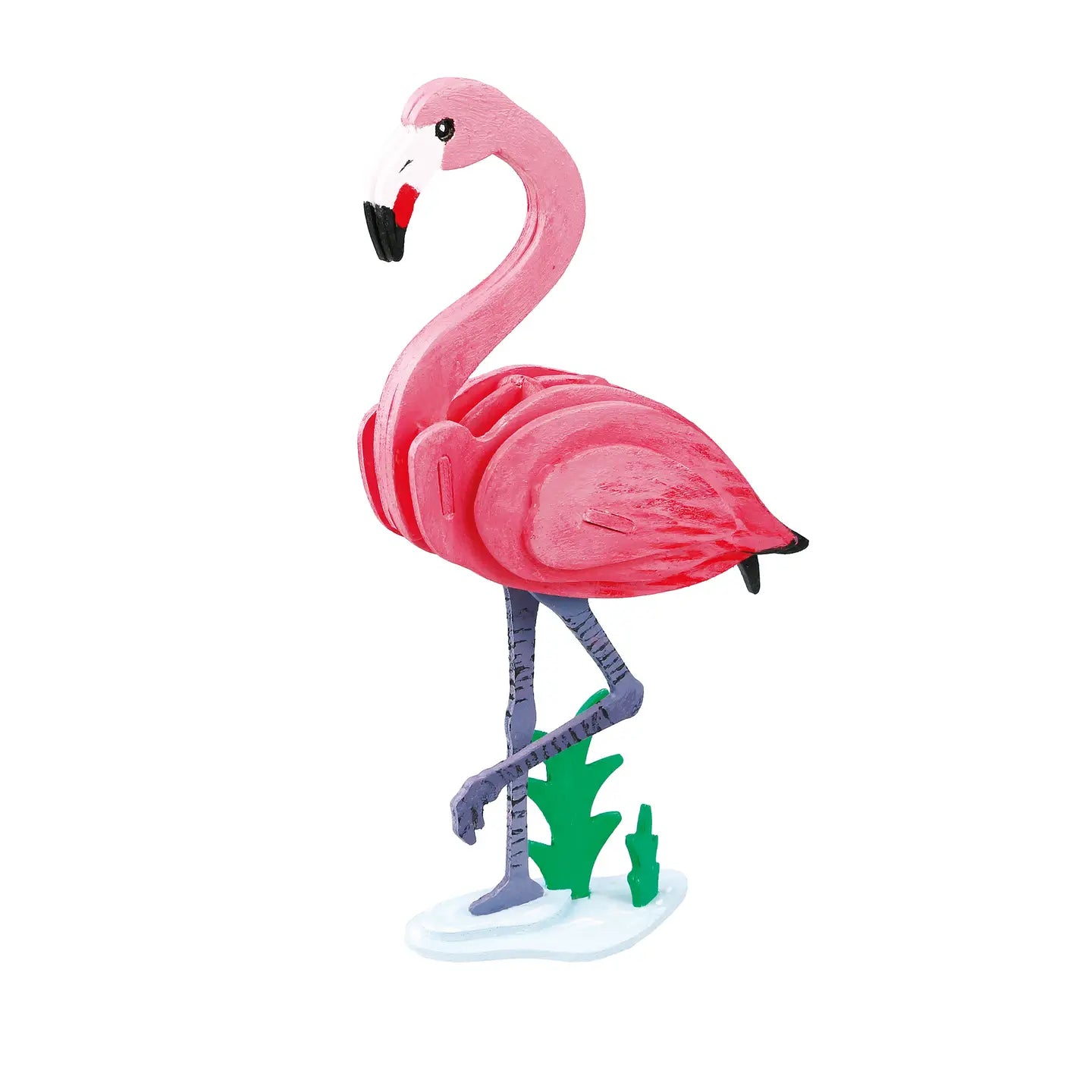 3D wooden puzzle, Flamingo