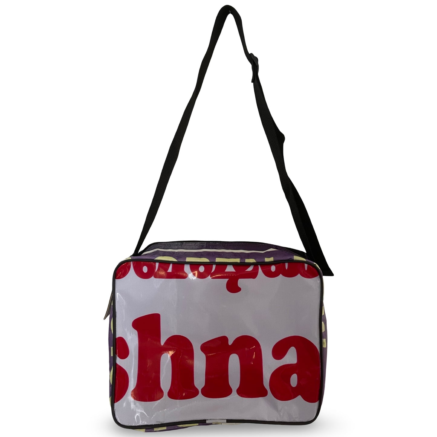 Messenger Bag med lynlås og foer