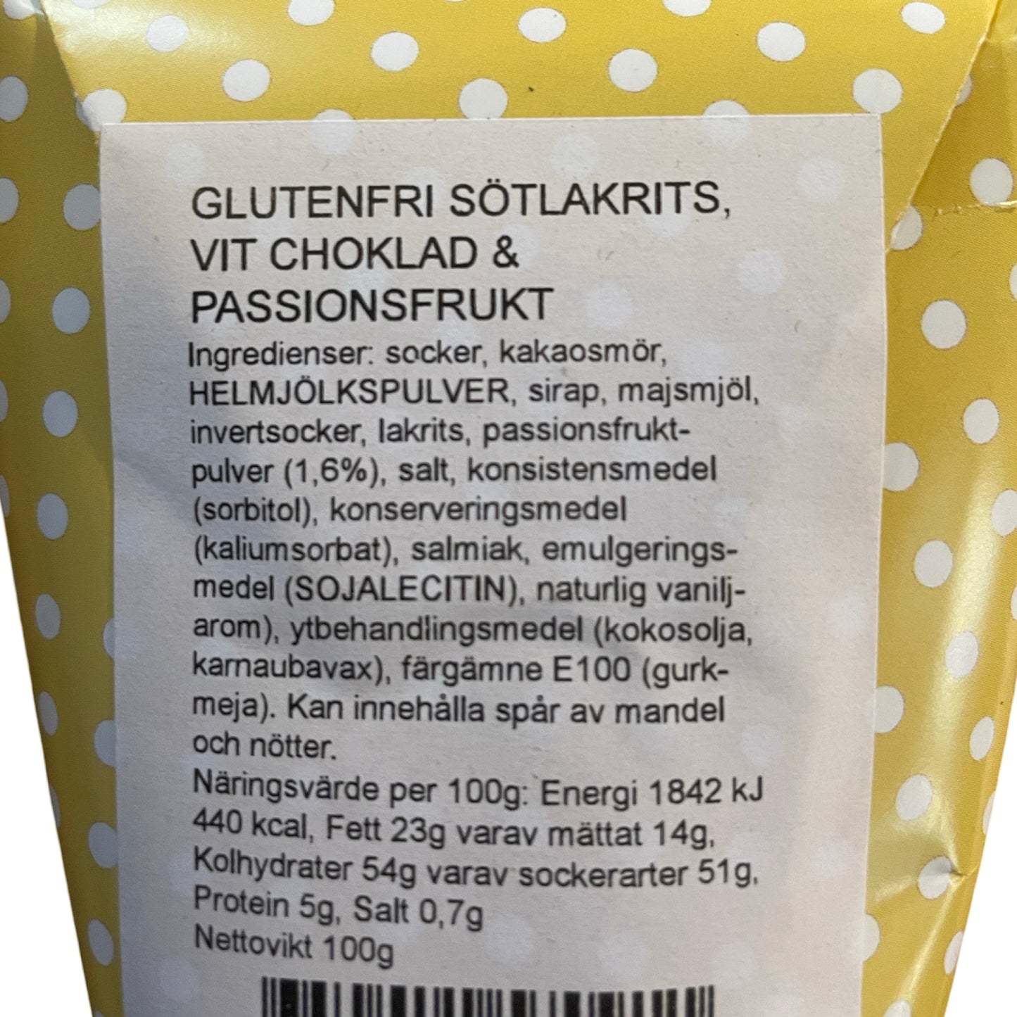 Kræmmerhus med chokoladekugler (sød lakrids, hvid chokolade & passionsfrugt)