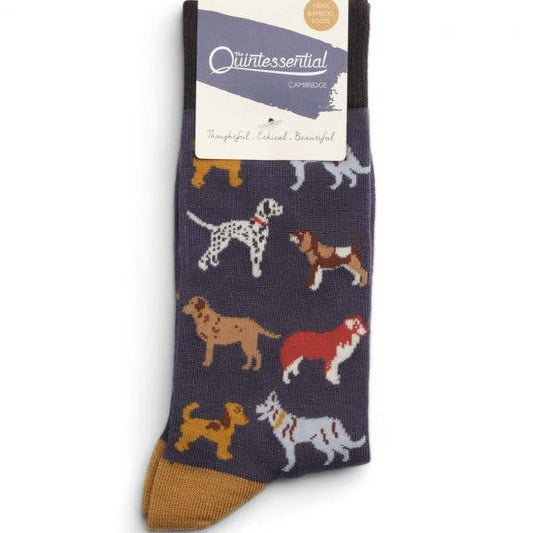 Sokker - dogs navy (str. 41-44)
