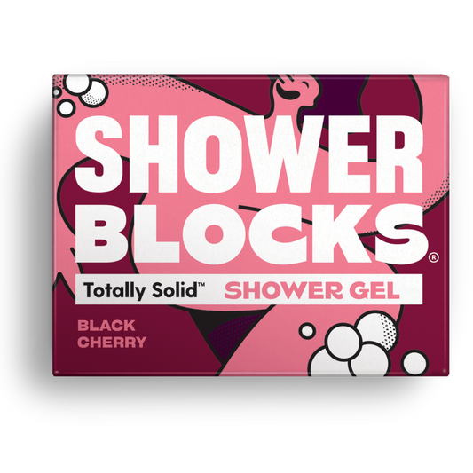 Shower block: black cherry