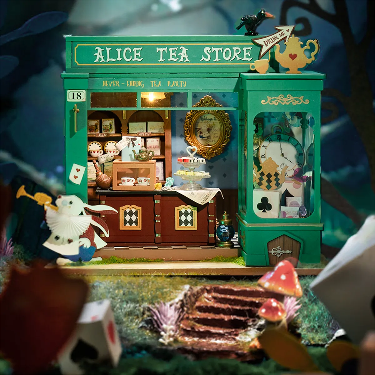 Miniature House Kit - Alice's Tea Store