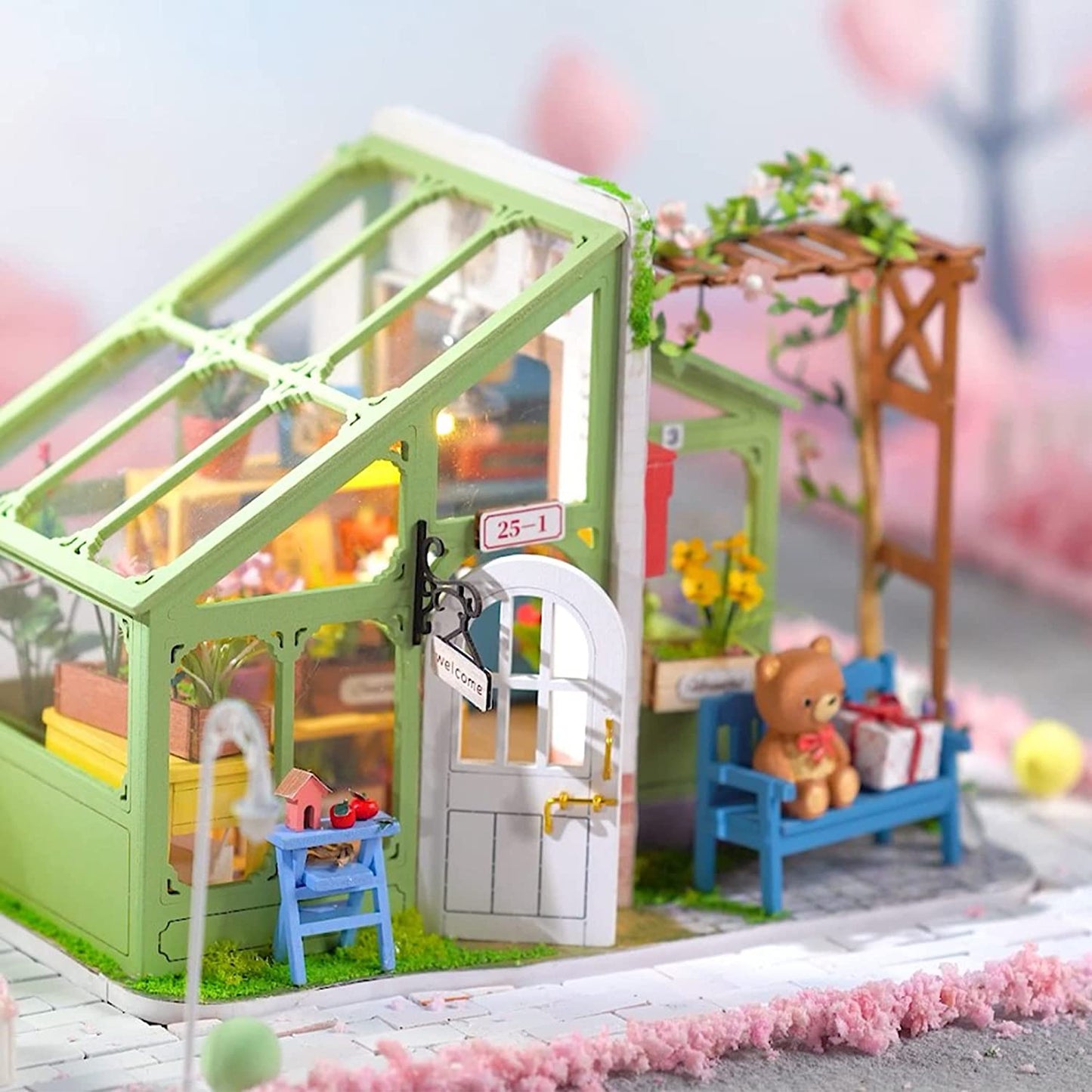 Miniature House Kit - Forårs blomster