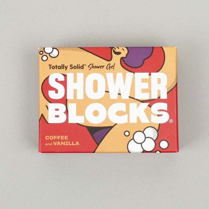 Shower Blocks, coffee og vanilla